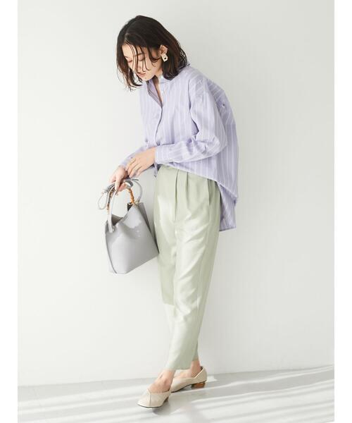 Green　Parks（グリーンパークス）の「・cache cache バンブーショルダーバッグ＊（ショルダーバッグ・レディース・ベージュ/アイボリー/ラベンダー・FREE）」の12枚目の写真