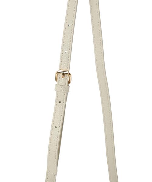 Green　Parks（グリーンパークス）の「・cache cache バンブーショルダーバッグ＊（ショルダーバッグ・レディース・ベージュ/アイボリー/ラベンダー・FREE）」の18枚目の写真