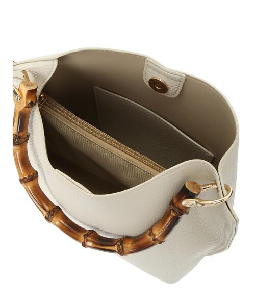 Green　Parks（グリーンパークス）の「・cache cache バンブーショルダーバッグ＊（ショルダーバッグ・レディース・ベージュ/アイボリー/ラベンダー・FREE）」の19枚目の写真