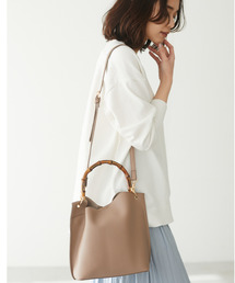 ・cache cache バンブーショルダーバッグ*