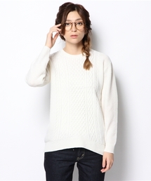 LE JUN | ケーブル柄クルーＰＯ(ニット/セーター)