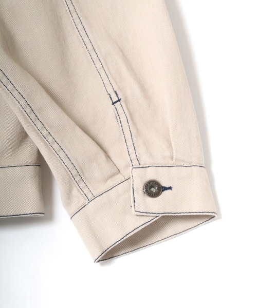 Dickies（ディッキーズ）の「Dickies/ディッキーズ  オーバーサイズ ワークジャケット/CPOジャケット/カバーオール（カバーオール・メンズ・ブラック/グリーン/アイボリー/ベージュ/グレイッシュベージュ・M/L）」の12枚目の写真