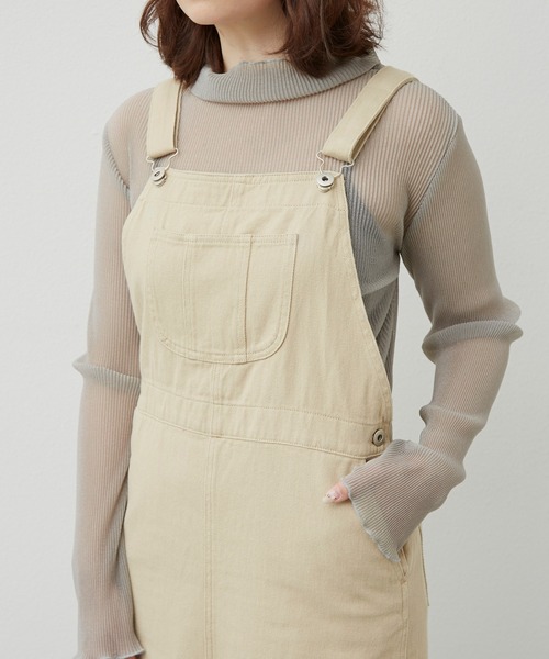 MERLOT（メルロー）の「シアープリーツハイネックメローTOPS（Tシャツ/カットソー・レディース・アイボリー/パープル/ライトグレー・FREE）」の9枚目の写真