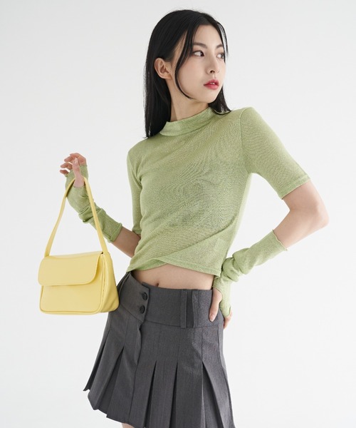 FEKETE（フェケテ）の「FEKETE PLEATS MINI SKIRT（スカート）」 - WEAR