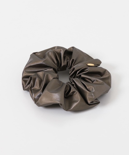 SMELLY（スメリー）の「メタリックシュシュ（シュシュ・レディース・ブラック/ライトブラウン・-）」の7枚目の写真