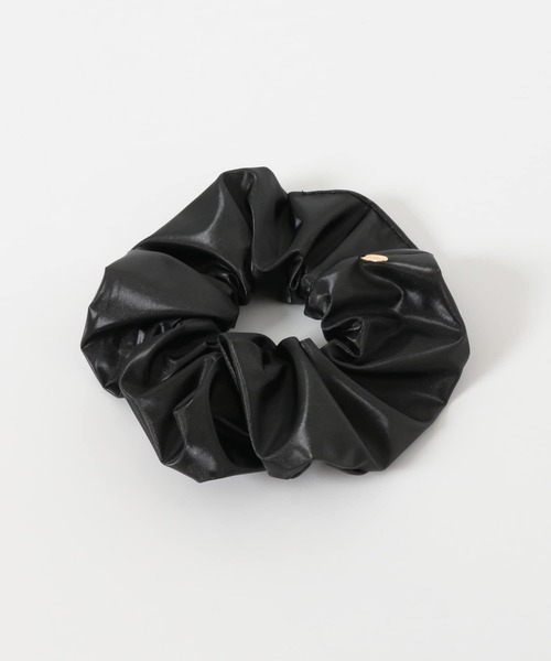 SMELLY（スメリー）の「メタリックシュシュ（シュシュ・レディース・ブラック/ライトブラウン・-）」の8枚目の写真