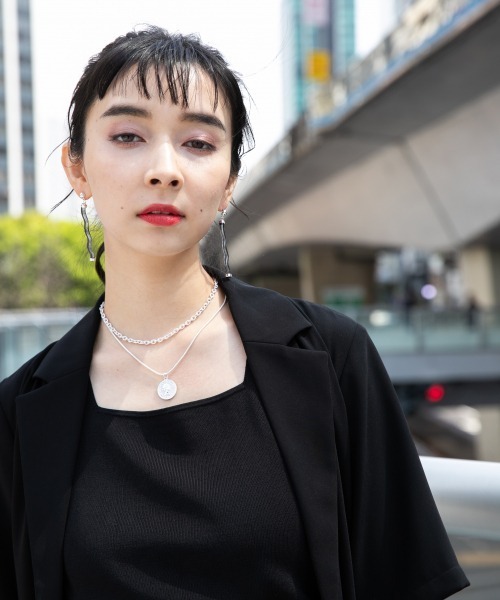 HARE（ハレ）の「クリアウェーブピアス(HARE)（ピアス（両耳用）・レディース・シルバー/ゴールド/ブルー/ブラック・FREE）」の9枚目の写真