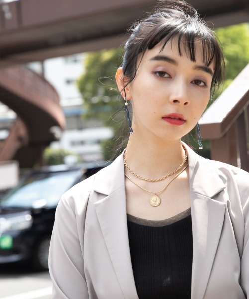 HARE（ハレ）の「クリアウェーブピアス(HARE)（ピアス（両耳用）・レディース・シルバー/ゴールド/ブルー/ブラック・FREE）」の11枚目の写真