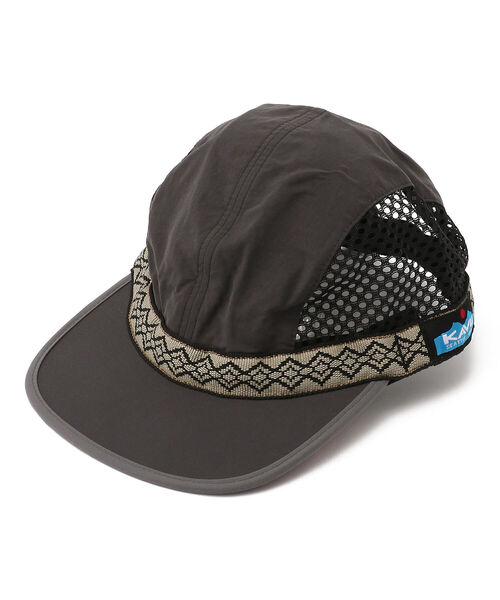 CAL O LINE（キャルオーライン）の「CAL O LINE × KAVU/キャルオーライン×カブ―　vented strap cap ベンテッドストラップキャップ（キャップ・メンズ・ブラック/ネイビー・FREE）」の2枚目の写真