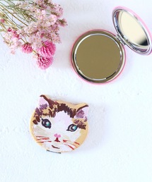 Nathalie Lete（ナタリーレテ）の「Nathalie Lete/Compact Mirror cat（手鏡/メイクミラー）」