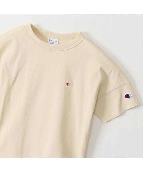 Champion(チャンピオン)の「【Champion/チャンピオン】キッズ キャンパス ショートスリーブTシャツ(Tシャツ/カットソー・キッズ・ブラック/オフホワイト/ベージュ/オレンジ/サックスブルー・100/130/120/140/110)」の16枚目の写真
