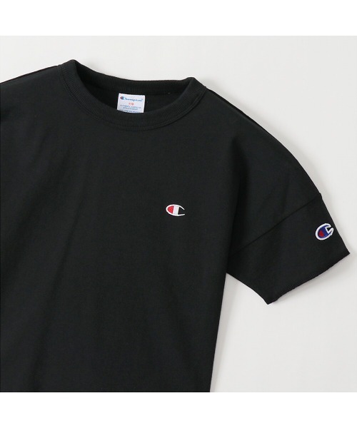 Champion(チャンピオン)の「【Champion/チャンピオン】キッズ キャンパス ショートスリーブTシャツ(Tシャツ/カットソー・キッズ・ブラック/オフホワイト/ベージュ/オレンジ/サックスブルー・100/130/120/140/110)」の12枚目の写真