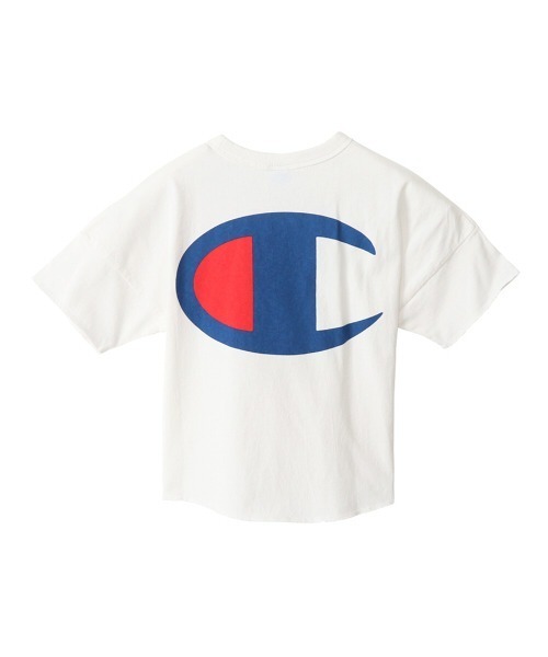 Champion(チャンピオン)の「【Champion/チャンピオン】キッズ キャンパス ショートスリーブTシャツ(Tシャツ/カットソー・キッズ・ブラック/オフホワイト/ベージュ/オレンジ/サックスブルー・100/130/120/140/110)」の7枚目の写真