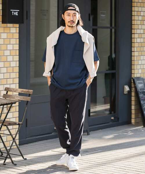 URBAN RESEARCH（アーバンリサーチ）の「リネンイージージョガーパンツ（その他パンツ・メンズ・カーキ/ネイビー/ライトベージュ/ブラウン・LARGE/MEDIUM）」の16枚目の写真