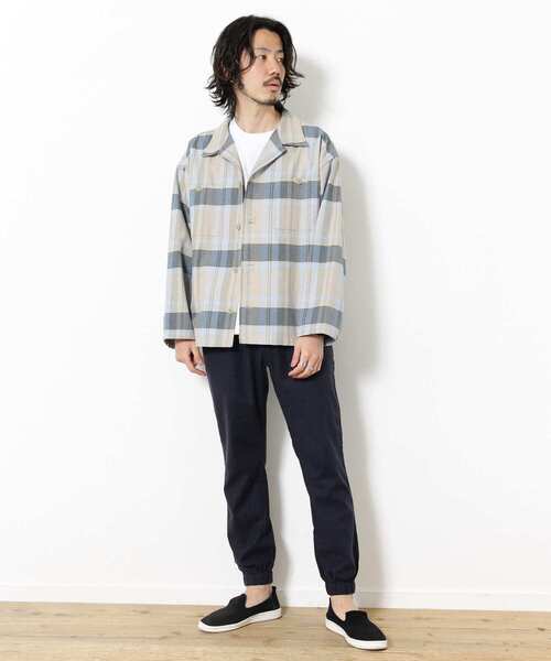 URBAN RESEARCH（アーバンリサーチ）の「リネンイージージョガーパンツ（その他パンツ・メンズ・カーキ/ネイビー/ライトベージュ/ブラウン・LARGE/MEDIUM）」の18枚目の写真