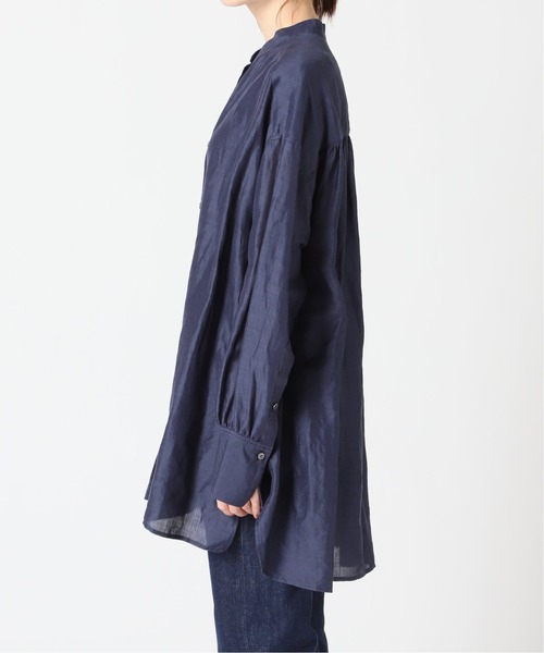 IENA（イエナ）の「ラミーリヨセルバックギャザーシャツ