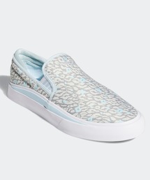 ブランド古着 Adidas アディダス メンズ のスリッポン グレー 灰色系 レオパード柄 古着通販 Zozoused