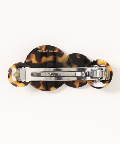 SLOBE IENA(スローブイエナ)の「【NP CREATION/エヌピークリエイション】 サークルバレッタ(バレッタ/ヘアクリップ・レディース・ブラック/ブラウン/アイボリー・FREE)」の7枚目の写真