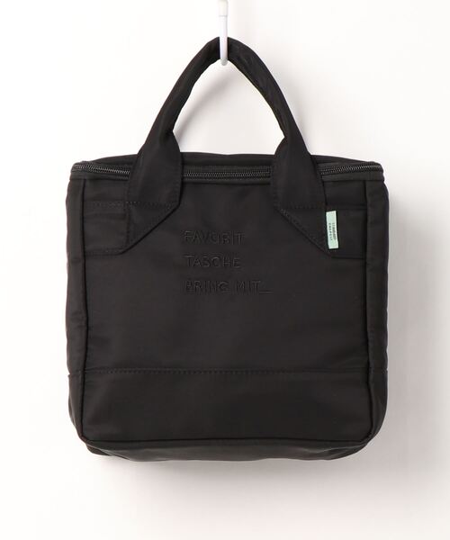 KOBE LETTUCE（コウベレタス）の「ファスナー付き保冷ランチバッグ（トートバッグ・レディース・ベージュ/ブラック/グリーン系その他/ブラック系その他・FREE）」の11枚目の写真