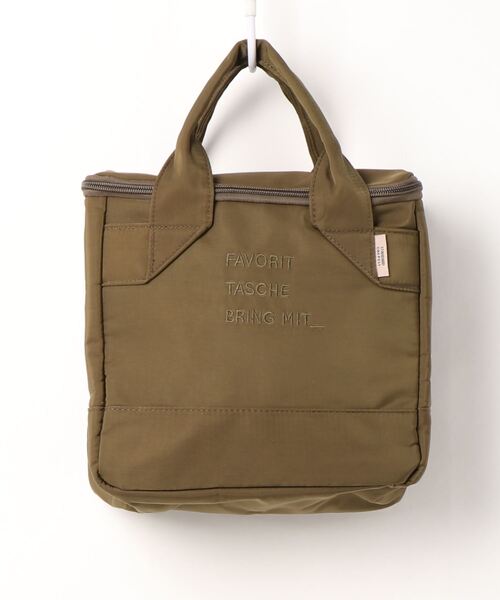 KOBE LETTUCE（コウベレタス）の「ファスナー付き保冷ランチバッグ（トートバッグ・レディース・ベージュ/ブラック/グリーン系その他/ブラック系その他・FREE）」の13枚目の写真