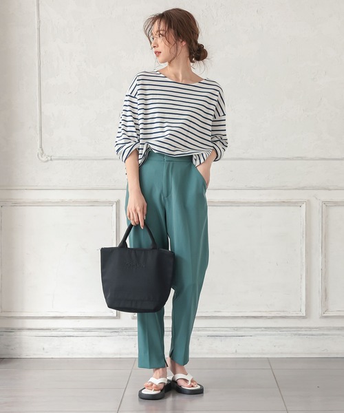 KOBE LETTUCE（コウベレタス）の「ファスナー付き保冷ランチバッグ（トートバッグ・レディース・ベージュ/ブラック/グリーン系その他/ブラック系その他・FREE）」の6枚目の写真