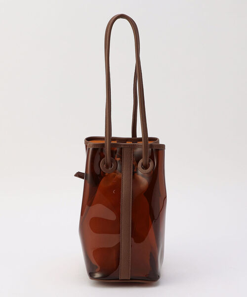 NOLLEY’S（ノーリーズ）の「PVCクリア巾着（ショルダーバッグ・レディース・ブラック/ブラウン・FREE）」の8枚目の写真