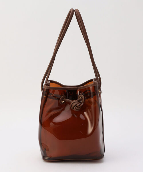 NOLLEY’S（ノーリーズ）の「PVCクリア巾着（ショルダーバッグ・レディース・ブラック/ブラウン・FREE）」の18枚目の写真