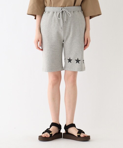 BASECONTROL(ベースコントロール)の「◆使える新定番 抗菌防臭ストレッチ裏毛 スタープリントショートパンツ(その他パンツ・レディース・グレー/ブラック/ネイビー・01/02/03)」の6枚目の写真