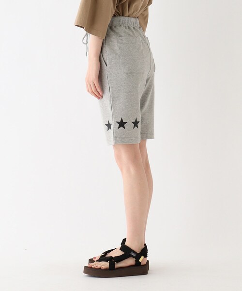 BASECONTROL(ベースコントロール)の「◆使える新定番 抗菌防臭ストレッチ裏毛 スタープリントショートパンツ(その他パンツ・レディース・グレー/ブラック/ネイビー・01/02/03)」の5枚目の写真