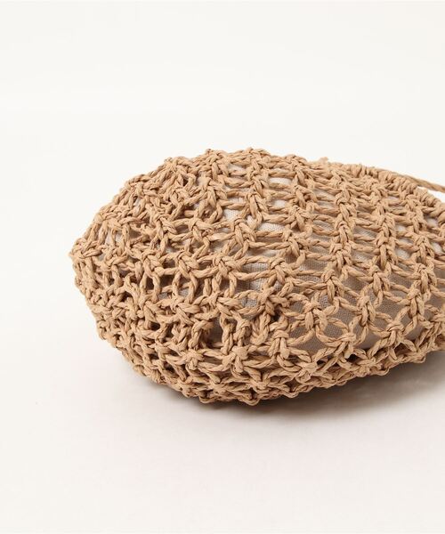 N.（N. Natural Beauty Basic）（エヌエヌナチュラルビューティーベーシック）の「ペーパーミニバケツショルダーバッグ（ショルダーバッグ・レディース・ベージュ・ﾌﾘ-）」の3枚目の写真