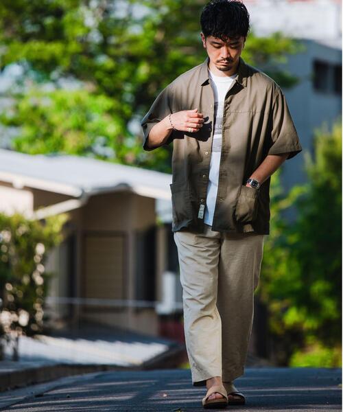 green label relaxing（グリーンレーベルリラクシング）の「OLT ★ [ GLR/ lab ] コットン 麻 イージーパンツ #（その他パンツ・メンズ・グレー/ネイビー/ベージュ・SMALL/MEDIUM/LARGE/X-LARGE/XX-LARGE）」の8枚目の写真