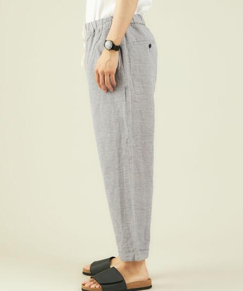 green label relaxing（グリーンレーベルリラクシング）の「OLT ★ [ GLR/ lab ] コットン 麻 イージーパンツ #（その他パンツ・メンズ・グレー/ネイビー/ベージュ・SMALL/MEDIUM/LARGE/X-LARGE/XX-LARGE）」の10枚目の写真