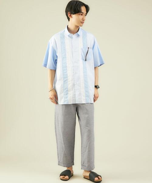 green label relaxing（グリーンレーベルリラクシング）の「OLT ★ [ GLR/ lab ] コットン 麻 イージーパンツ #（その他パンツ・メンズ・グレー/ネイビー/ベージュ・SMALL/MEDIUM/LARGE/X-LARGE/XX-LARGE）」の12枚目の写真