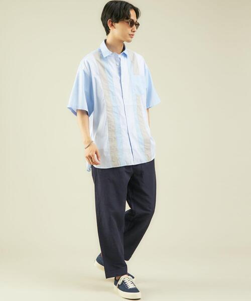 green label relaxing（グリーンレーベルリラクシング）の「OLT ★ [ GLR/ lab ] コットン 麻 イージーパンツ #（その他パンツ・メンズ・グレー/ネイビー/ベージュ・SMALL/MEDIUM/LARGE/X-LARGE/XX-LARGE）」の15枚目の写真