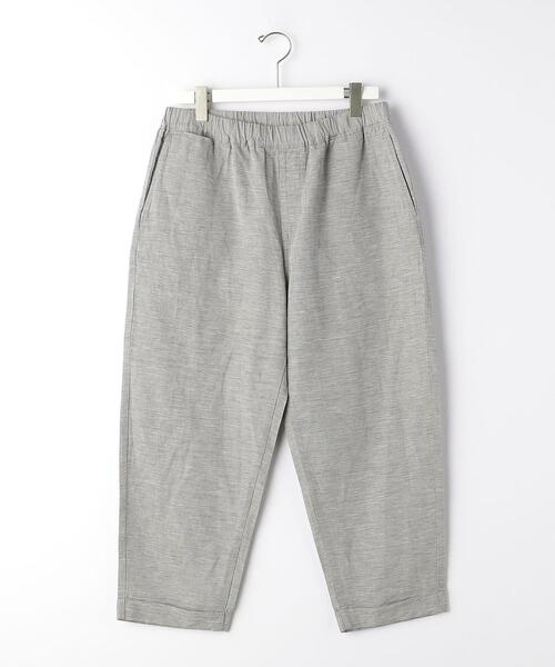 green label relaxing（グリーンレーベルリラクシング）の「OLT ★ [ GLR/ lab ] コットン 麻 イージーパンツ #（その他パンツ・メンズ・グレー/ネイビー/ベージュ・SMALL/MEDIUM/LARGE/X-LARGE/XX-LARGE）」の4枚目の写真