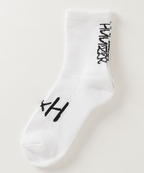 BOUNTY HUNTER（バウンティーハンター）の「BxH STF Sox（ソックス/靴下・メンズ・ホワイト/ブラック・FREE）」の2枚目の写真