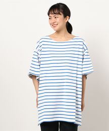 RETRO GIRL | BigマリンボーダーTee(Tシャツ/カットソー)