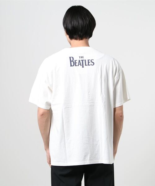 The Beatles(ザビートルズ)の「【THE BEATLES】Help Over Tee(Tシャツ/カットソー・メンズ・ブラック/ホワイト・XL/L/M)」の8枚目の写真