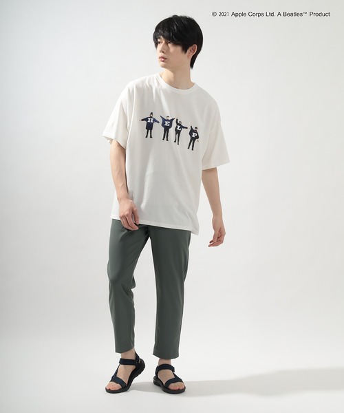 The Beatles(ザビートルズ)の「【THE BEATLES】Help Over Tee(Tシャツ/カットソー・メンズ・ブラック/ホワイト・XL/L/M)」の12枚目の写真