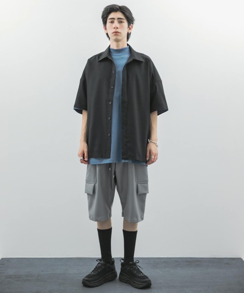 URBAN RESEARCH(アーバンリサーチ)の「URBAN RESEARCH iD LINEN LIKE SHORT-SLEEVE SHRITS(シャツ/ブラウス・メンズ・ブラック/カーキ/ブルー系その他・MEDIUM/LARGE)」の16枚目の写真