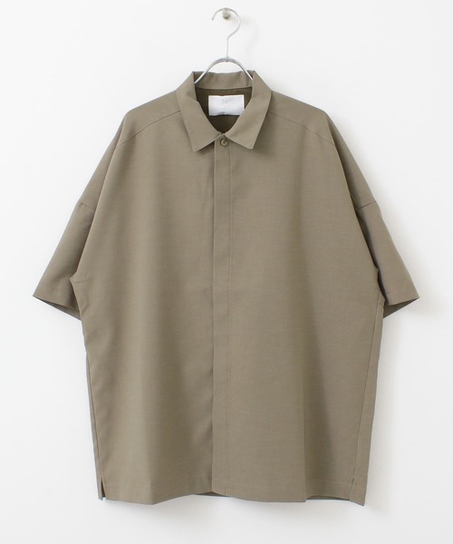 URBAN RESEARCH(アーバンリサーチ)の「URBAN RESEARCH iD LINEN LIKE SHORT-SLEEVE SHRITS(シャツ/ブラウス・メンズ・ブラック/カーキ/ブルー系その他・MEDIUM/LARGE)」の8枚目の写真