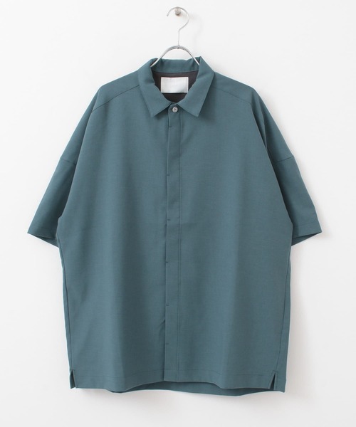URBAN RESEARCH(アーバンリサーチ)の「URBAN RESEARCH iD LINEN LIKE SHORT-SLEEVE SHRITS(シャツ/ブラウス・メンズ・ブラック/カーキ/ブルー系その他・MEDIUM/LARGE)」の6枚目の写真