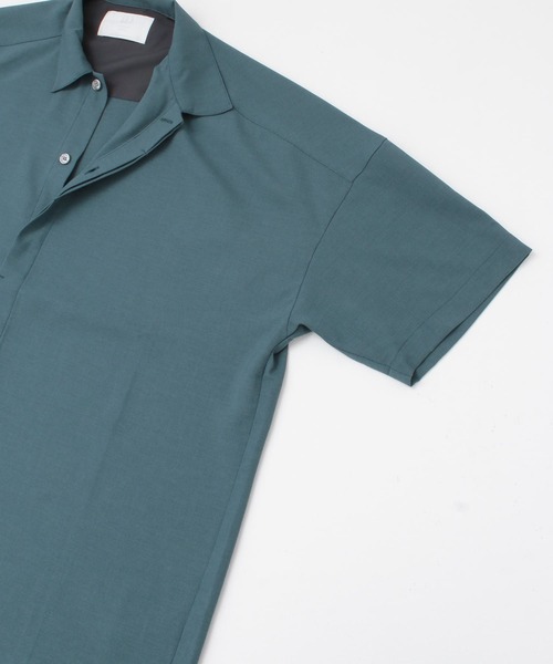 URBAN RESEARCH(アーバンリサーチ)の「URBAN RESEARCH iD LINEN LIKE SHORT-SLEEVE SHRITS(シャツ/ブラウス・メンズ・ブラック/カーキ/ブルー系その他・MEDIUM/LARGE)」の4枚目の写真