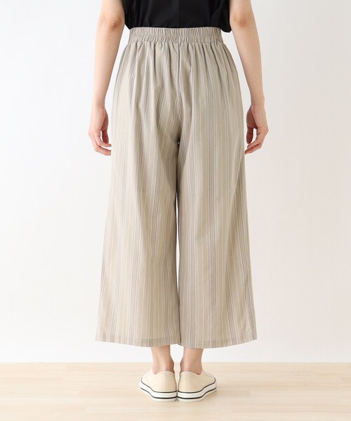 SHOO・LA・RUE（シューラルー）の「◆リネン風ストライプワイドパンツ（その他パンツ・レディース・ベージュ系その他2/ダークブラウン系2・00）」の5枚目の写真