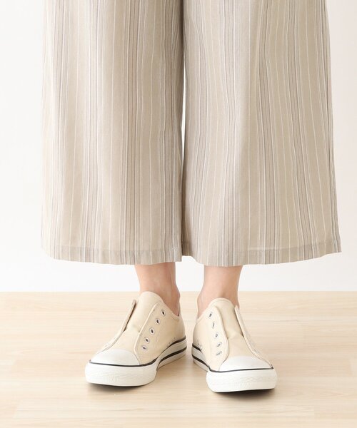 SHOO・LA・RUE（シューラルー）の「◆リネン風ストライプワイドパンツ（その他パンツ・レディース・ベージュ系その他2/ダークブラウン系2・00）」の8枚目の写真