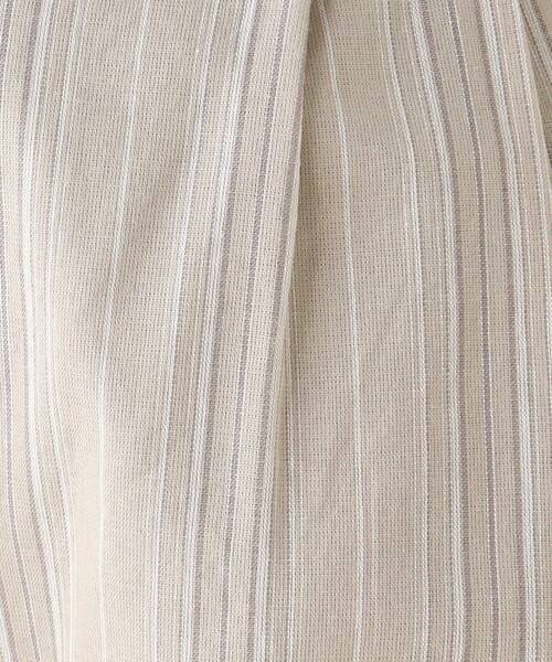 SHOO・LA・RUE（シューラルー）の「◆リネン風ストライプワイドパンツ（その他パンツ・レディース・ベージュ系その他2/ダークブラウン系2・00）」の9枚目の写真