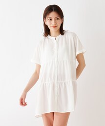 SHOO・LA・RUE | バンドカラーティアードブラウス(シャツ/ブラウス)