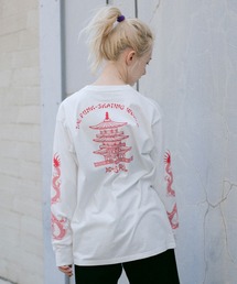X-girl | CHINESE DRAGON L/S TEE(Tシャツ/カットソー)