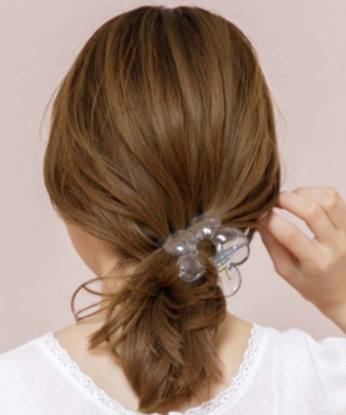 美品】acca お花 バレッタ ヘアクリップ - メルカリ