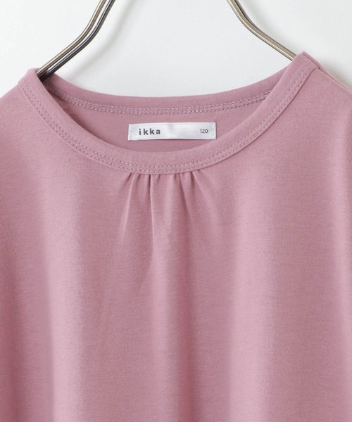 ikka(イッカ)の「【キッズ】シフォンキャンディスリーブT(100~160cm)(Tシャツ/カットソー・キッズ・ブラウン/ピンク・100/110/120/130/140/150/160)」の9枚目の写真